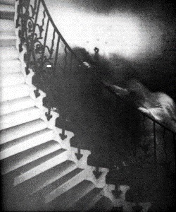 Ghost on stairs